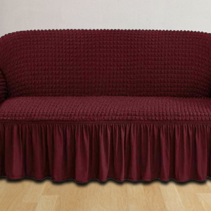 Turkey Sofa Cover Red Merun Color