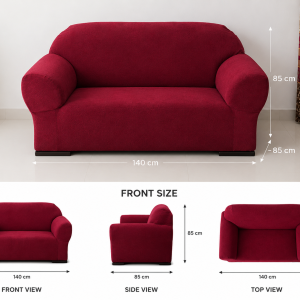Honeycomb Sofa Cover Merun Color